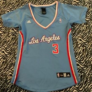 LA Clippers Blue NBA 3 Paul Jersey Shirt Womans